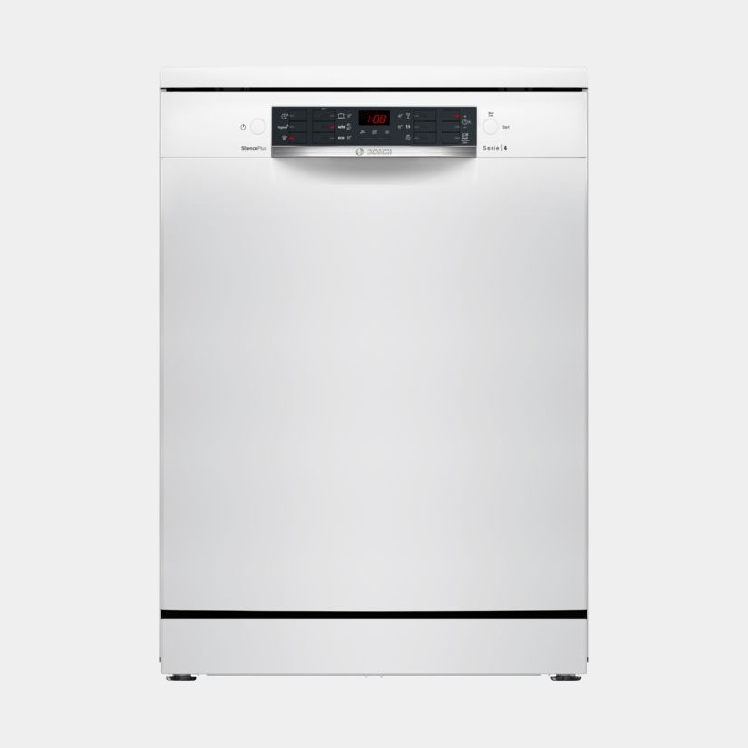 Bosch SMS46KW02E Lavavajillas blanco con 3ª bandeja E