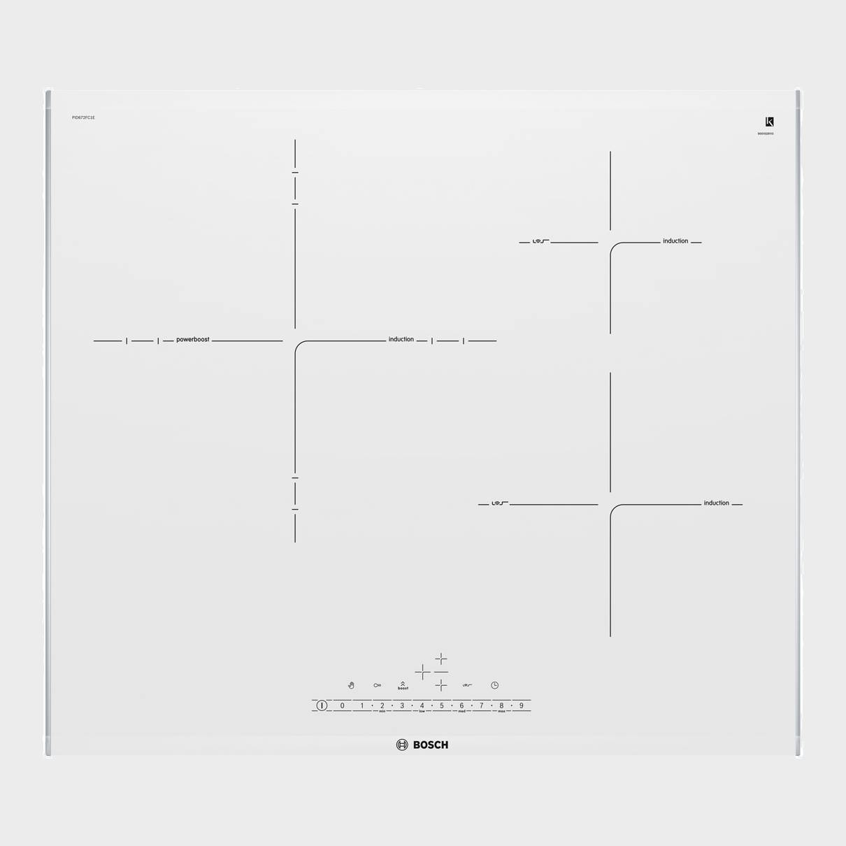 Bosch PID672FC1E placa de induccion de 3 fuegos