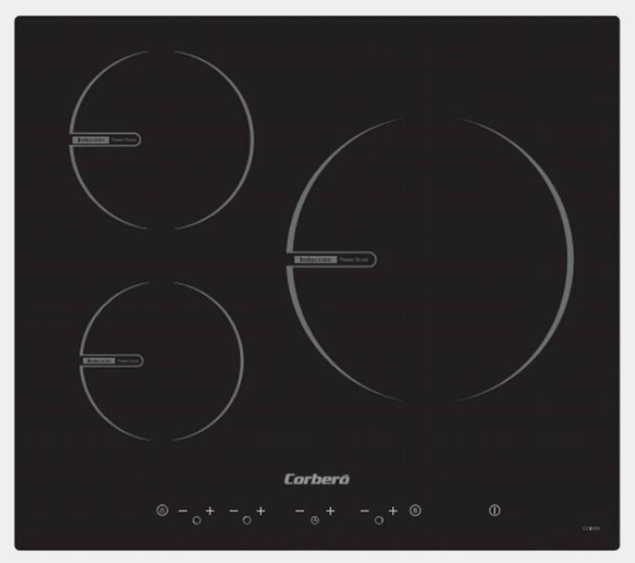 Corbero Cci3002 placa de induccion de 3 fuegos
