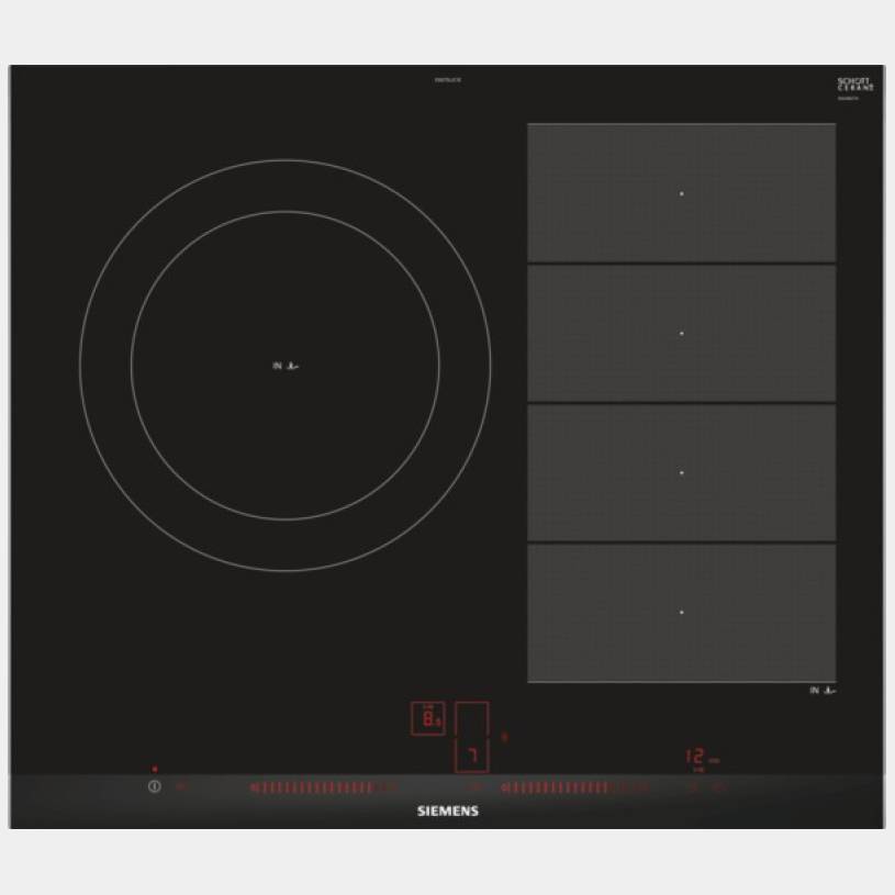 Siemens EX675ljc1e placa induccion con 2 fuegos flex