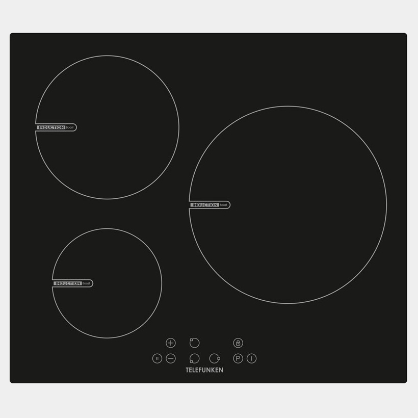 Telefunken Tlk300ind placa de induccion de 3 fuegos