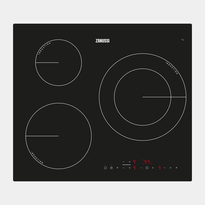 Zanussi Zm6233iok placa de inducción de 3 fuegos