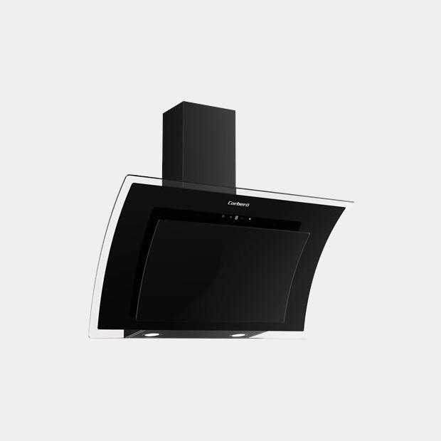 Corbero Nyasa9000b campana de 90cm negra 831m3h A++