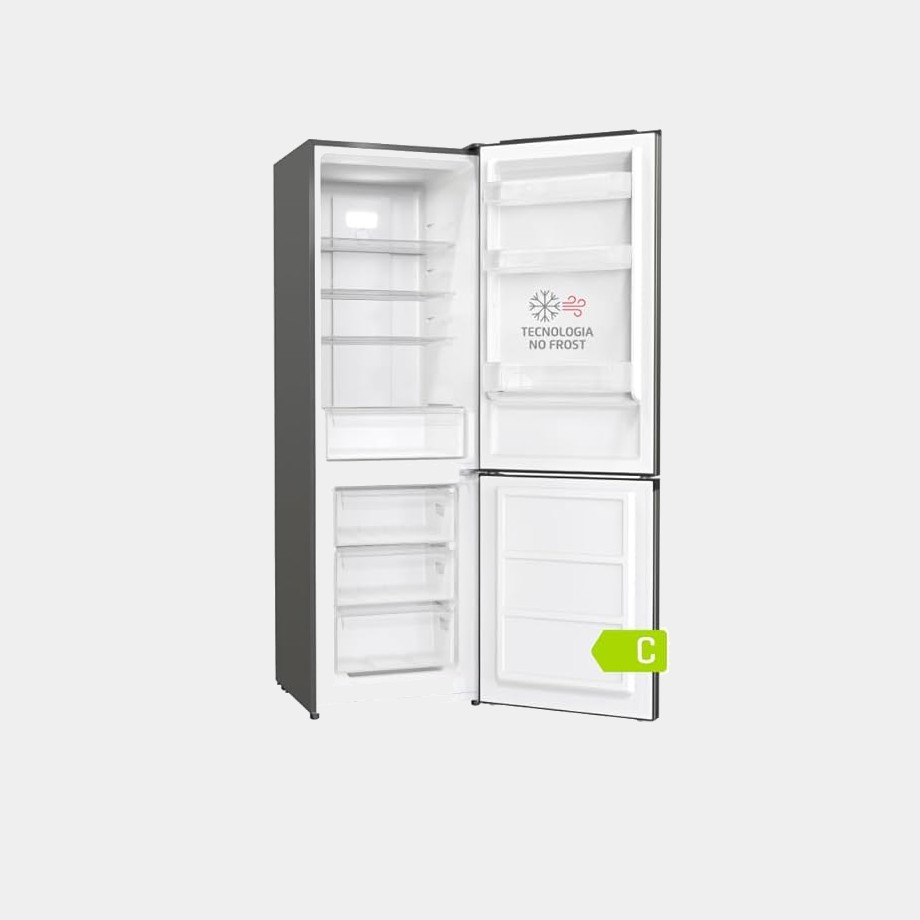 Corbero Cch18584nfx frigorífico combi inox 184x60 no frost C