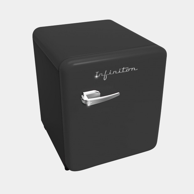 Infiniton Clv49 frigorifico 1 puerta Negro Vintage 54,3x45F
