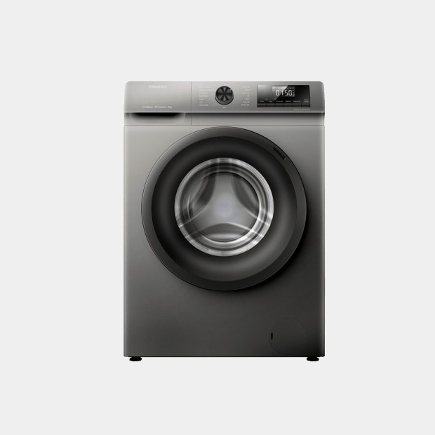 Hisense Wfqp8014evmt lavadora gris de 8kg 1400rpm A