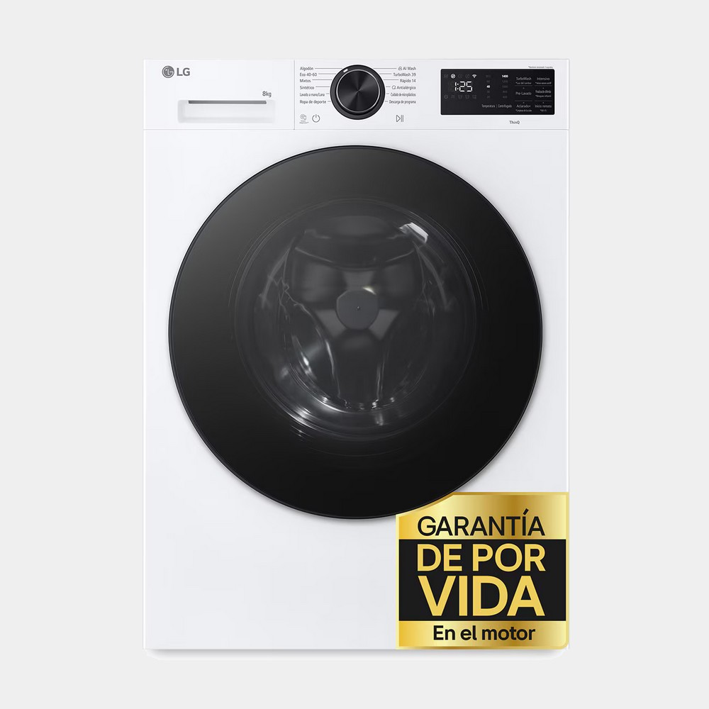 LG F2x50s8tlb lavadora de 8kg 1200rpm A