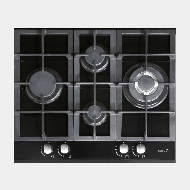 Cata Lci-631a Bk placa de gas natural cristal negro