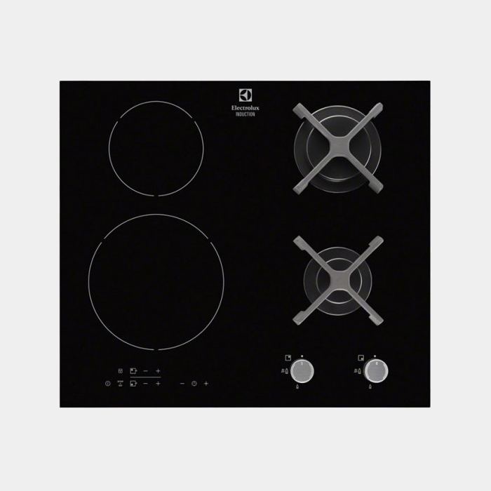 Electrolux Egd6576nok placa de Induccion y gas 4 fuegos