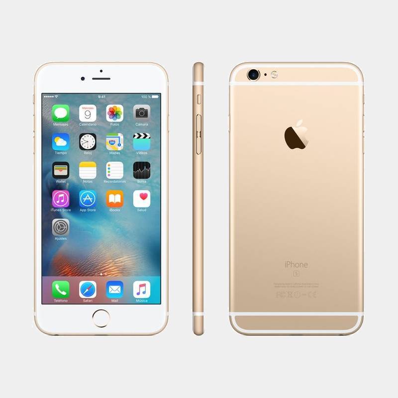 Teléfono Apple Iphone 6S Plus Oro 16gb Mku32ql