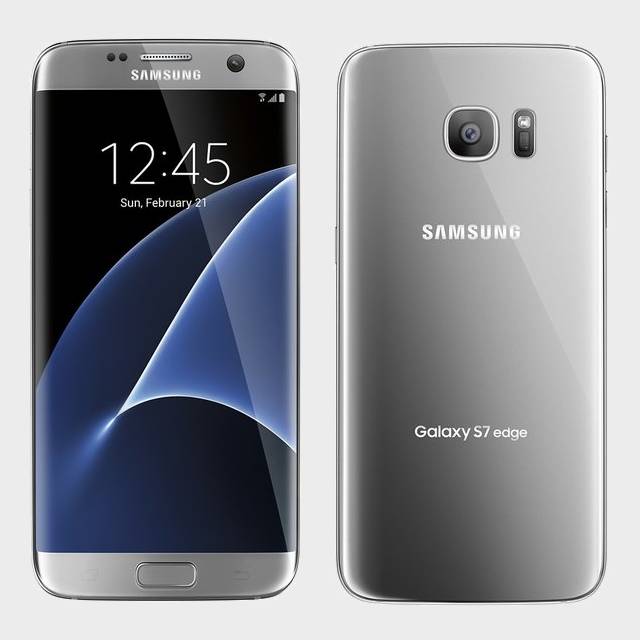 Teléfono Samsung S7 Edge plata 32Gb G935