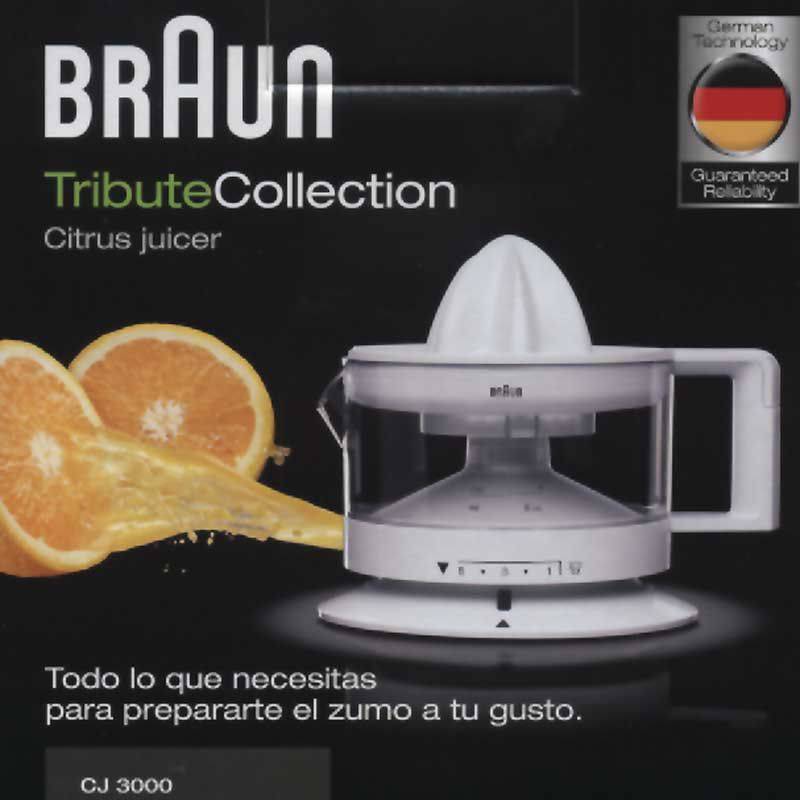 Braun Cj-3000 exprimidor Braun Cj-3000 exprimidor